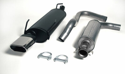 Simons Sportuitlaat Saab 9-3 Cabrio/coup&eacute; 1998-2002