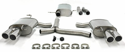 Simons Sportuitlaat Audi A4 B8 Avant/sedan 2008-