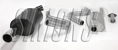 Simons Sportuitlaat Ford Mondeo Wagon 03/1993-1998