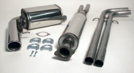 Simons Sportuitlaat Volvo S60 Sedan 2001-