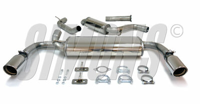 Simons Sportuitlaat Volvo V40 T4/t5 5 cilinder