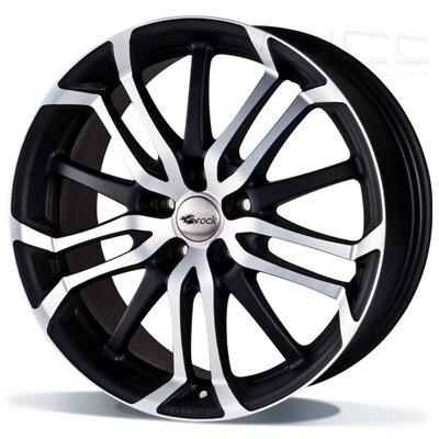 Brock B26 - zwart mat / front gepolijst (SMVP) - 7.5J x 17inch ET30 4x98 naaf 58.1