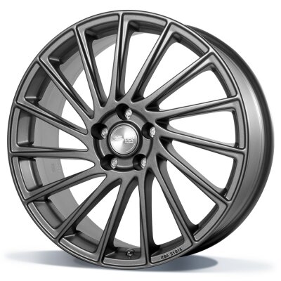 Brock B39 - Himalaya Grey Matt (HGM) - 7.5J x 18inch ET49 5x112 naaf 57.1