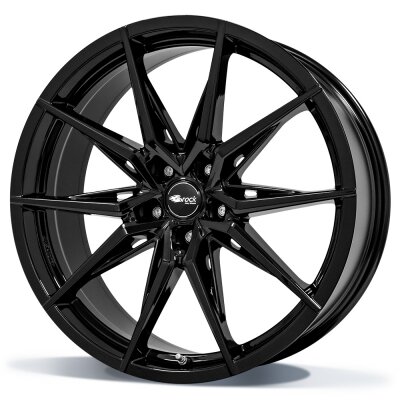 Brock B42 - zwart glanzend (SG) - 8J x 18inch ET30 5x112 naaf 66.6