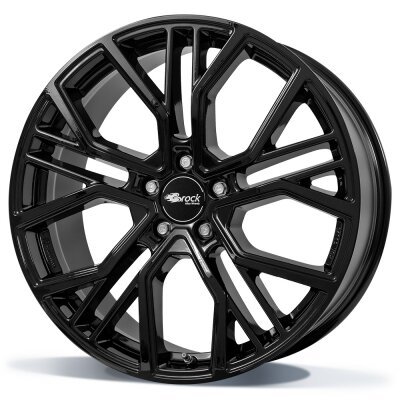 Brock B41 - Zwart gelakt (SG) - 10.5J x 20inch ET44 5x112 naaf 66.6