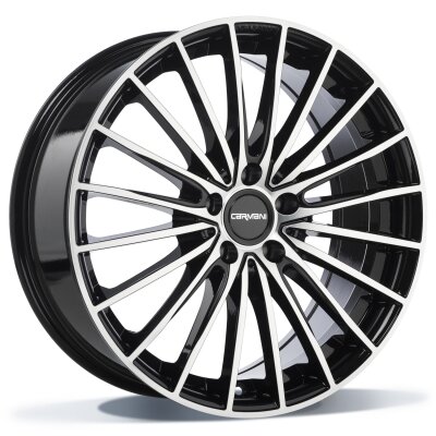 Carmani CA24 Karl - black polish - 8J x 18inch ET35 5x112 naaf 66.6