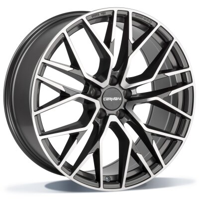 Carmani CA20 Ludwig - hyper gun polish - 8J x 18inch ET45 5x108 naaf 65.1