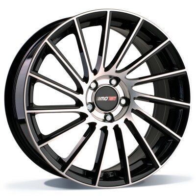 Motec Tornado-R - black polished - 8.5J x 18inch ET45 5x112 naaf 66.5