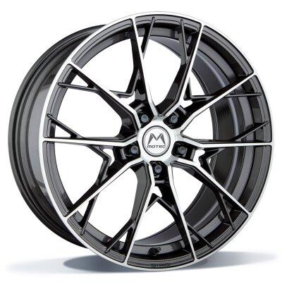 Motec Blaze - gunmetal polished - 8.5J x 19inch ET35 5x120 naaf 72.6