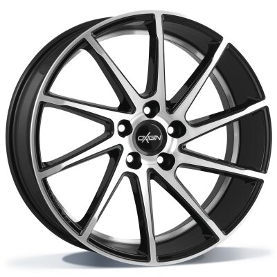 Oxigin 20 Attraction - black full polish - 8.5J x 18inch ET45 5x112 naaf 66.6