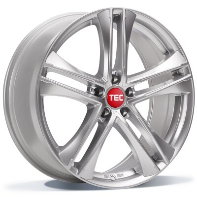 TEC AS4 EVO - hyper silver - 8J x 19inch ET35 5x112 naaf 72.5