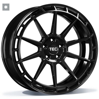 TEC GT8 - black glossy - 8J x 18inch ET45 5x114.3 naaf 72.5