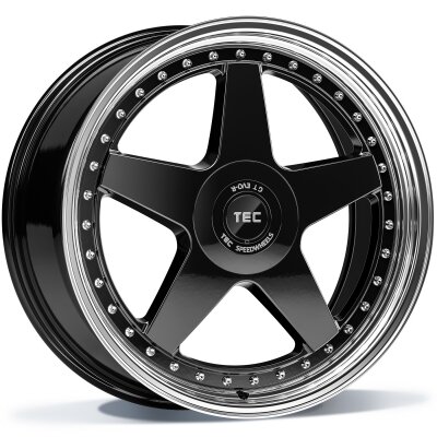 TEC GT EVO-R - black polished lip - 9J x 20inch ET25 5x112 naaf 72.5