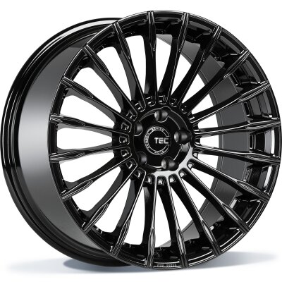 TEC GT5 - black glossy - 9.5J x 19inch ET45 5x114.3 naaf 72.5