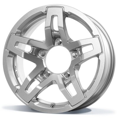 RC Design RC33X - Kristal zilver (KS) - 5.5J x 15inch ET5 5x139.70 naaf 108.3