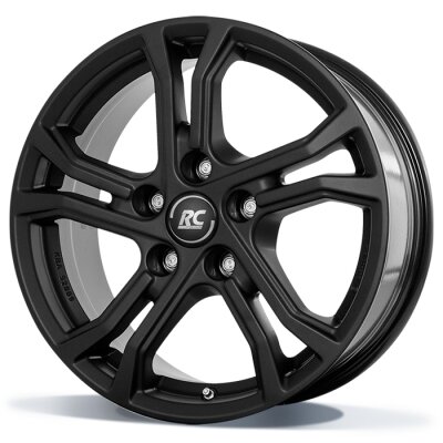 RC Design TDG2 - Satin zwart mat (SBM) - 7J x 16inch ET40 5x114.3 naaf 60.1