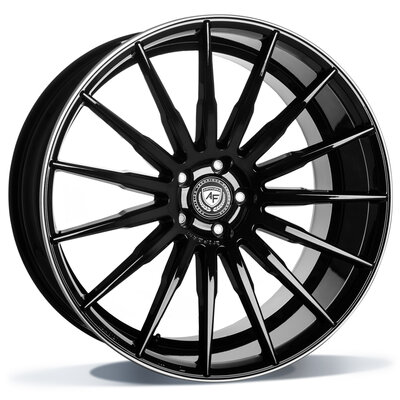 Art Form AF401 - Black rim polished - 10.5J x 21inch ET35 5x112 naaf 66.5