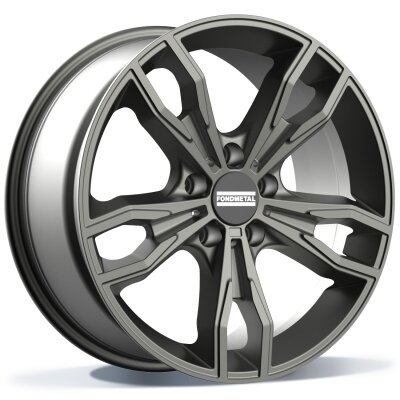 Fondmetal ALKE (FMI02) - GLOSSY TITANIUM - 8J x 19inch ET45 5x120 naaf 72.5