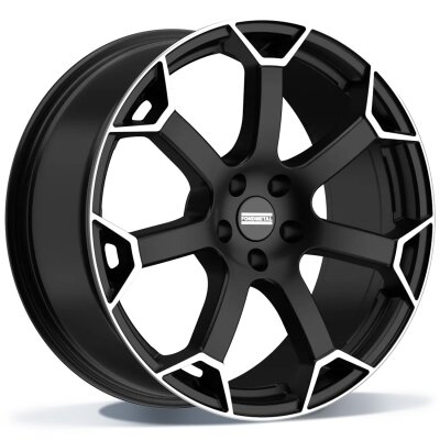 Fondmetal ZEPHYRUS (FMI18) - MATT BLACK MACHINED - 9J x 20inch ET46 5x112 naaf 66.5