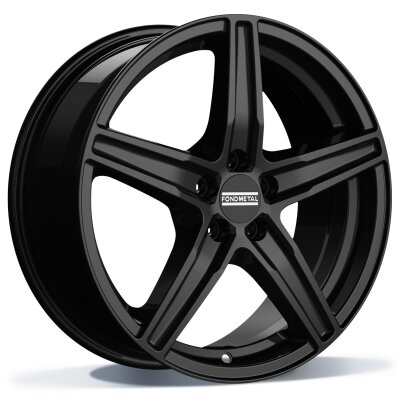 Fondmetal 8100 - GLOSSY BLACK - 6.5J x 16inch ET50 5x114.3 naaf 67.1