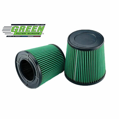 GREEN Vervangingsfilter MCLAREN 2017 720 S 4.0 V8 527kw set van 2 filters