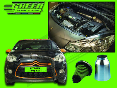 GREEN Performance Kit Citro&euml;n DS3 1.6 16 THP RACINGSpeed'r Twister 2010>