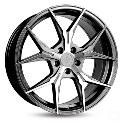 Keskin KT19 - PALLADIUM FRONT POLISH - 8.5J x 19inch ET30 5x112 naaf 72.6