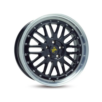 Keskin KT22 - BLACK LIP POLISH - 8.5J x 19inch ET35 5x120 naaf 72.6
