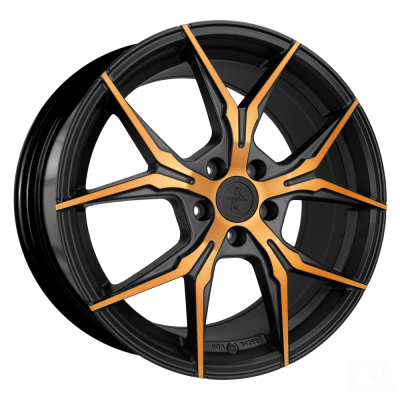 Keskin KT19N - MATT BLACK FRONT COPPER - 8.5J x 19inch ET40 5x114.3 naaf 72.6