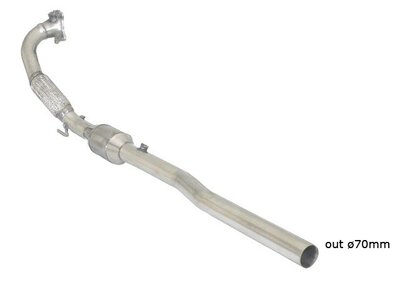 Ragazzon Metalen katalysator 200 cpsi VW Golf Mk6 (typ 1K) - 2.0 GTI TSI (155 / 173kW) &oslash;70mm 2009-