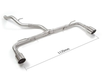 Ragazzon Einddemper VW Golf Mk8 (typ CD) - 1.5TSI - 1.5eTSI (96kW - NO Multilink) 12/2019-2024