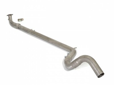 Ragazzon Flexibele RVS uitlaat met Middendemper Abarth 500 / 595 (typ 312) 2008- Abarth 1.4TJET (103kW) 2011-2015