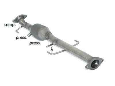 Ragazzon Katalysator voor vervanging van het roetfilter Mazda 6 - 2.0CD DPF (103kW) + WAGON 04/2008-