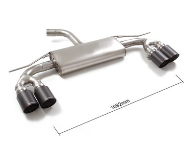 Ragazzon Einddemper Audi A3 (typ 8Y - GY) 2020- Sportback 35TFSI (110kW) 2020-