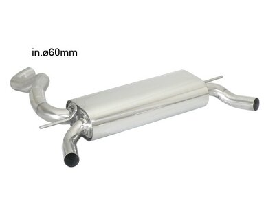 Ragazzon Einddemper Renault Clio Mk4 2012-2019 - RS Trophy 1.6 Turbo (162kW) 2015-