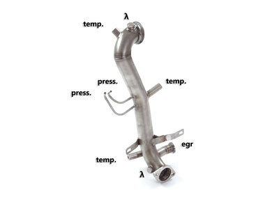 Ragazzon Vervangingspijp Fiat Dobl&ograve; (typ223 / 263) 2000-2022 - (typ 263) 1.6MJT (88kW) 2015-2018