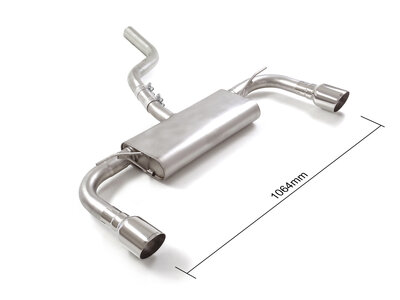 Ragazzon Einddemper Ford Focus Mk4 (typ DEH) 2018- 1.5 Ecoboost (110kW / 134kW - Multilink) 2018-2022