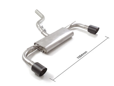 Ragazzon Einddemper Ford Focus Mk4 (typ DEH) 2018- 1.5 Ecoboost (110kW / 134kW - Multilink) 2018-2022