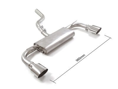 Ragazzon Einddemper Ford Focus Mk4 (typ DEH) 2018- 1.5 Ecoboost (110kW / 134kW - Multilink) 2018-2022