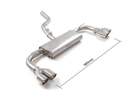 Ragazzon Einddemper Ford Focus Mk4 (typ DEH) 2018- 1.5 Ecoboost (110kW / 134kW - Multilink) 2018-2022