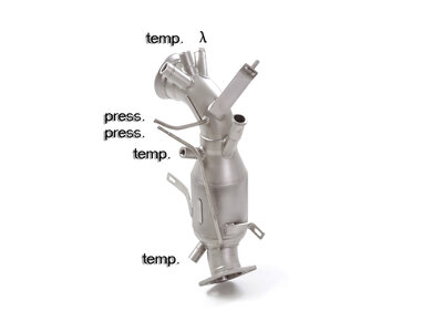 Ragazzon Katalysator + RVS Roetfilter Vervangingspijp Alfa Romeo Giulia(952) 2016- 2.2TD Q4 (154kW) 09/2018-