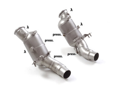 Ragazzon RVS Metalen katalysator 200 cpsi Alfa Romeo Giulia(952) 2016- 2.9 Bi-Turbo (375kW) Quadrifoglio 11/2020-