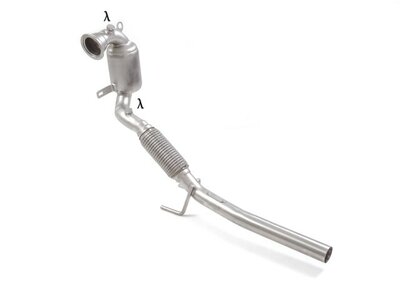 Ragazzon RVS metalen katalysator 200cpsi Seat Ibiza Mk5 (KJ - 6F) 2017- 1.0TSI (85kW) / 1.0TSI (85kW) FR 2017-11/2020