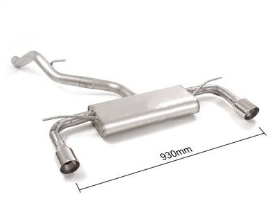 Ragazzon Einddemper Seat Leon Mk3 (5F) 2012-2020 - 1.4TSI (110kW) AEROPACK 2014-08/2018