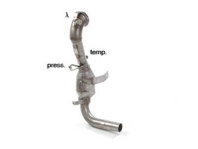 Ragazzon Katalysator + RVS Roetfilter Vervangingspijp Opel Meriva B 2010-2017 - 1.3CDti (55kW) DPF 2010-