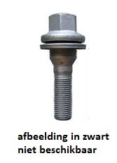 ST Wielbouten - Vlak M12x1.25 Lengte 50mm, SW17 - set 10 stuks zwart - ST56110518