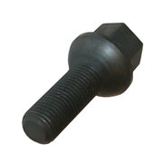 ST Wielbouten - Bol-conisch M14x1.5 R14 Lengte 47mm, R14, SW17 - set 10 stuks zwart - ST56110414