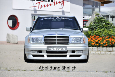 Rieger Tuning voorbumper breedset kit Mercedes 190 [W201] Sedan