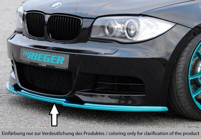 Rieger Tuning voor-splitter BMW 1-Serie E82/88