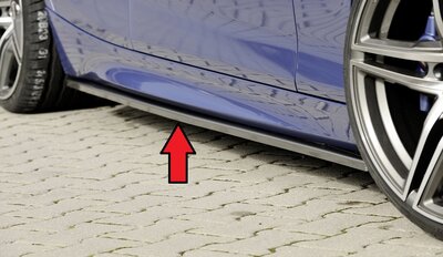Rieger Tuning sideskirt aanzetstuk Rechts BMW 1-serie F21